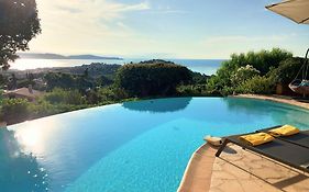 4-Star Private Villa With Heated Pool And Panoramic Sea View At Gulf De Saint Tropez