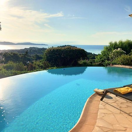 4-Star Private Villa With Heated Pool And Panoramic Sea View At Gulf De Saint Tropez Cavalaire-sur-Mer Exterior photo