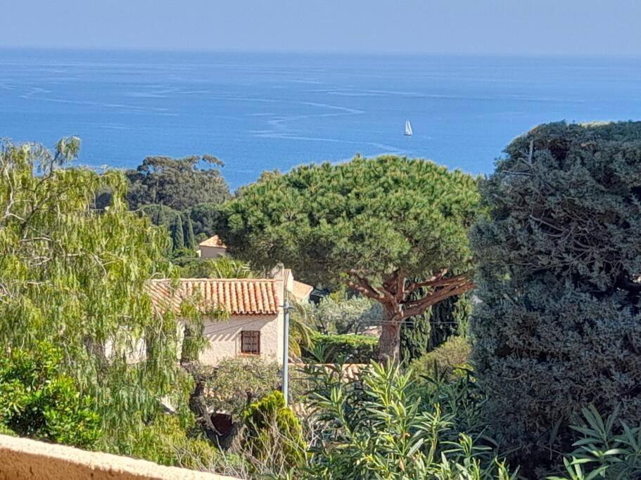 4-Star Private Villa With Heated Pool And Panoramic Sea View At Gulf De Saint Tropez Cavalaire-sur-Mer Exterior photo