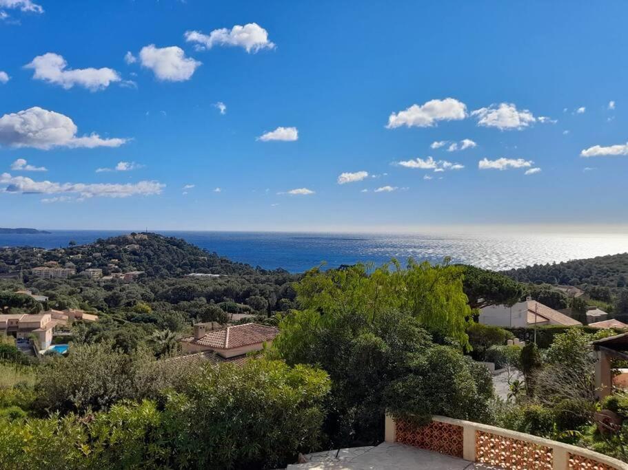 4-Star Private Villa With Heated Pool And Panoramic Sea View At Gulf De Saint Tropez Cavalaire-sur-Mer Exterior photo