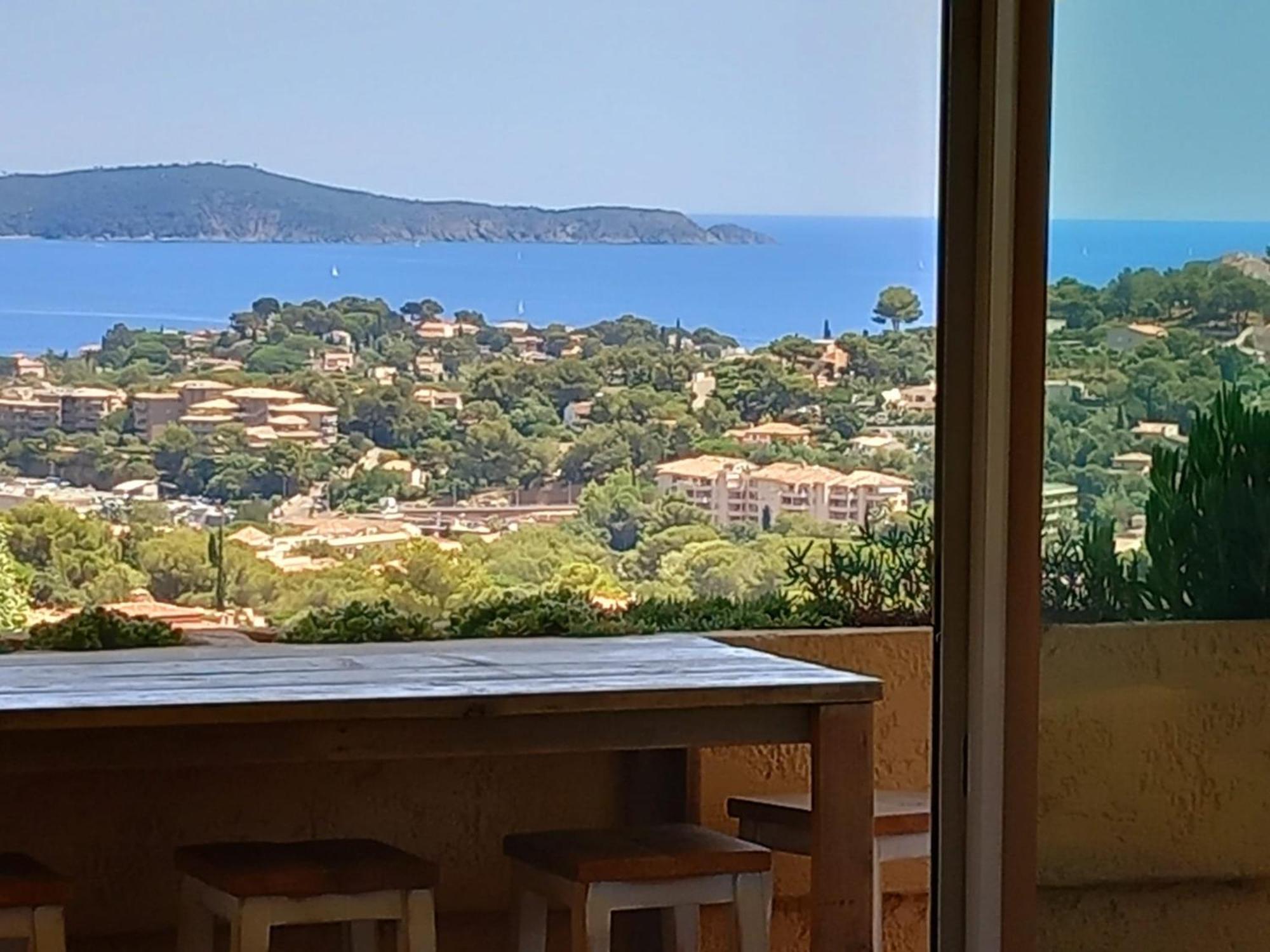 4-Star Private Villa With Heated Pool And Panoramic Sea View At Gulf De Saint Tropez Cavalaire-sur-Mer Exterior photo