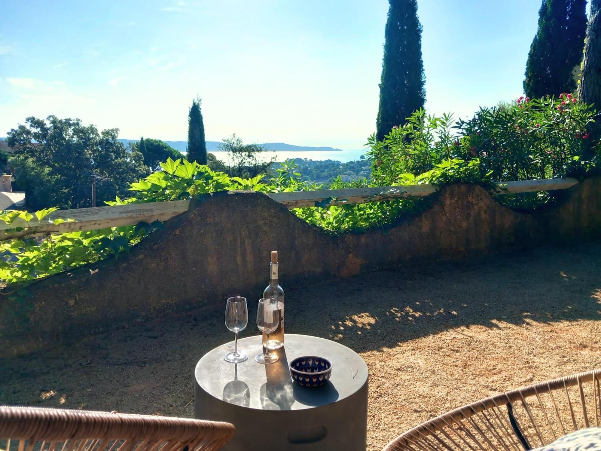 4-Star Private Villa With Heated Pool And Panoramic Sea View At Gulf De Saint Tropez Cavalaire-sur-Mer Exterior photo
